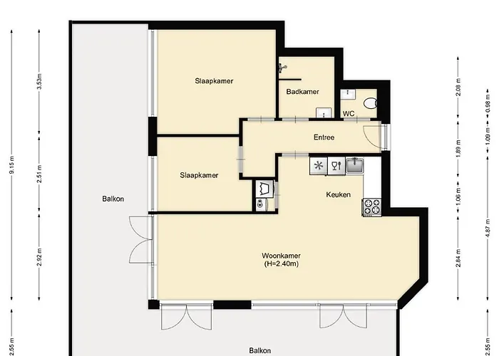 Aalscholver - Kabbelaarsbank Apartamento